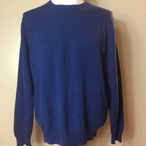 Club Room 100% Fine cashmere Sweater Crewneck L
